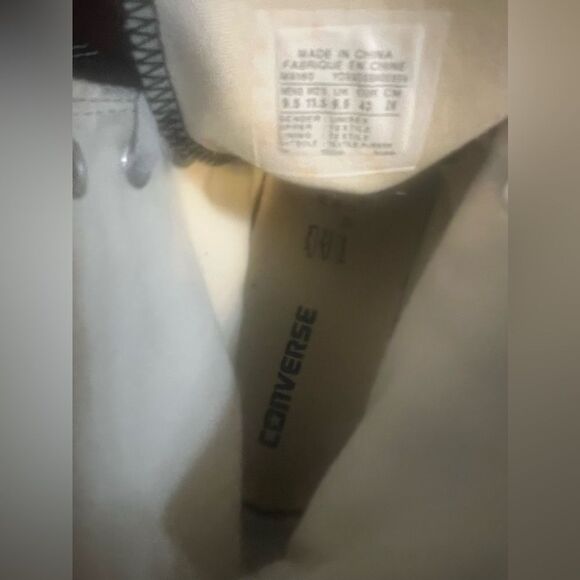 CONVERSE CHUCK TAYLOR ALL STAR HIGH TOP Sneaker M-9.5, W- 11.5 - Picture 15 of 16